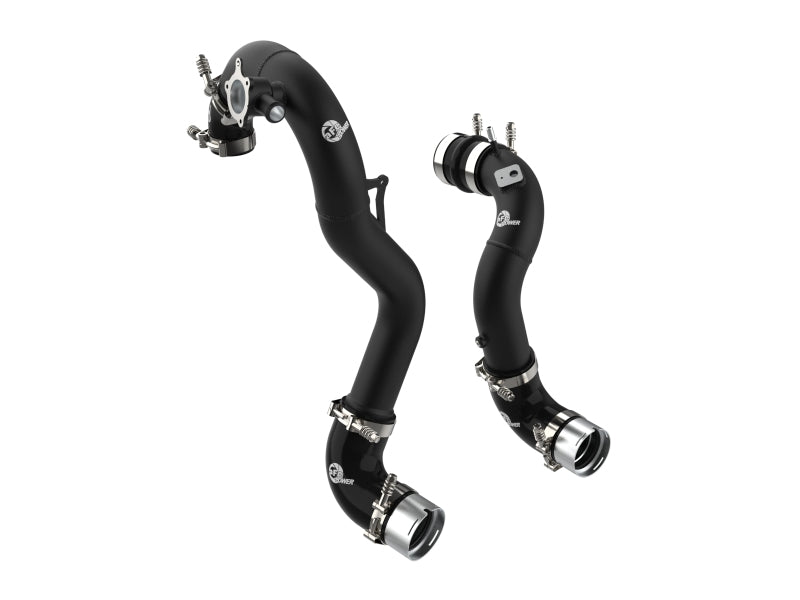 AFE 21 - 22 Ford Bronco L4 - 2.3L (t) BladeRunner Alum Hot/Cold Charge Pipe Kit - Black - My Store