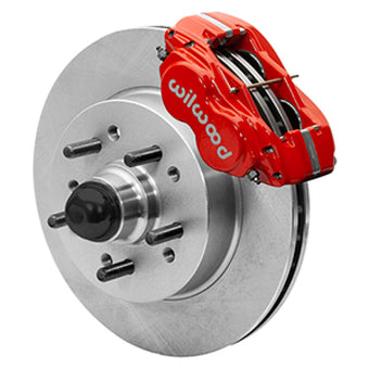 compare product Wilwood 55-57 Chevy Bel Air Dynalite 4 Classic Kit, 5x4.75in Hub - Red