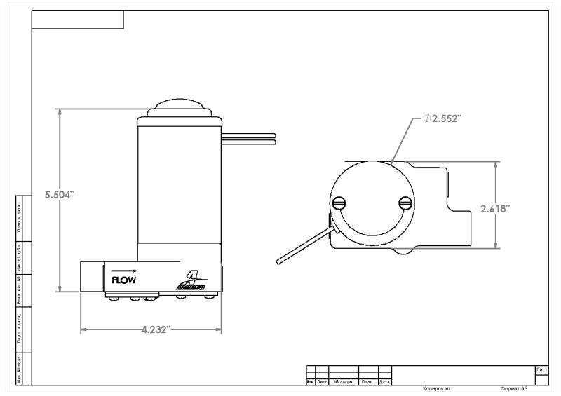 Aeromotive High Output (HO) (7 PSI) Billet Carbureted Fuel Pump - 3/8in NPT Ports - My Store