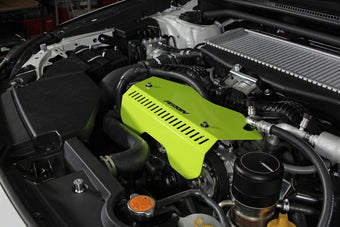 compare product PERRIN 22-26 Subaru WRX Pulley Cover - Neon Yellow (TALL - For Use w/o PERRIN AOS)
