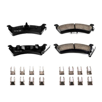 compare product Power Stop 94-98 Jeep Grand Cherokee Rear Z17 Evolution Ceramic Brake Pads w/Hardware