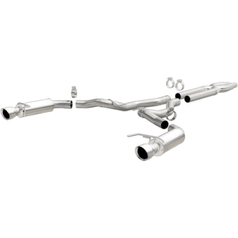 compare product MagnaFlow Cat Back, SS, 3in, Competition, Dual Split Polished 4.5in Tips 2015 Ford Mustang GT V8 5.0