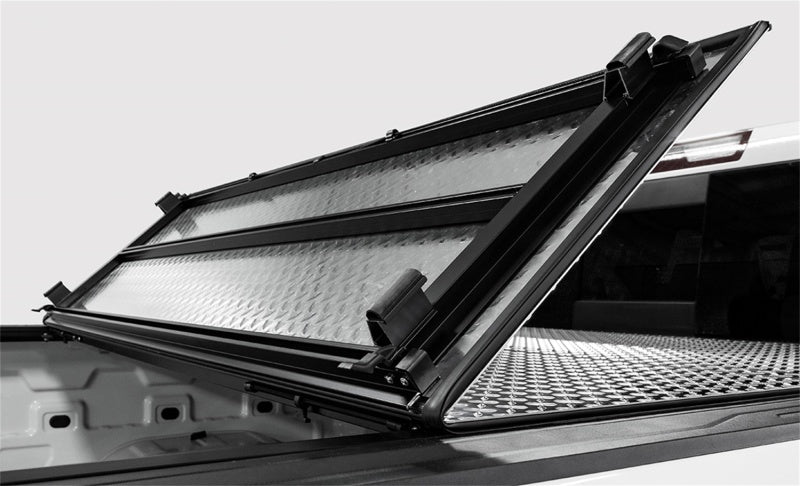 Access LOMAX Tri - Fold Cover Black Urethane Finish 04+ Ford F - 150 - 5ft 6in Bed - My Store