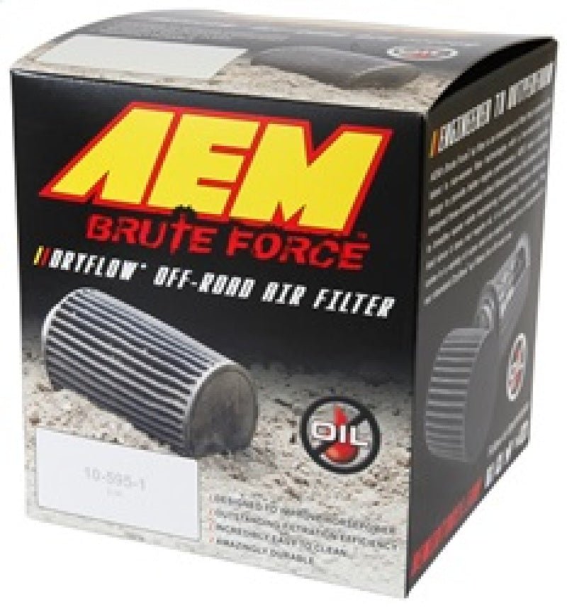 AEM Dryflow Conical Air Filter 6in Base OD x 3.5in Flange ID x 5.25in Height - My Store