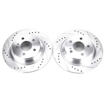 compare product Power Stop 07-08 Mercedes-Benz CL550 Rear Evolution Drilled & Slotted Rotors - Pair