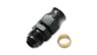 compare product Vibrant -8AN Male to 0.375in Tube Adapter Fitting (w/Brass Olive Insert)