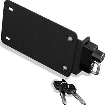 compare product Kuryakyn License Plate Helmet Lock With Mount Black