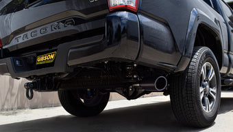 compare product Gibson 16-22 Toyota Tacoma TRD Sport 3.5L 2.5in Cat-Back Single Exhaust - Black Elite