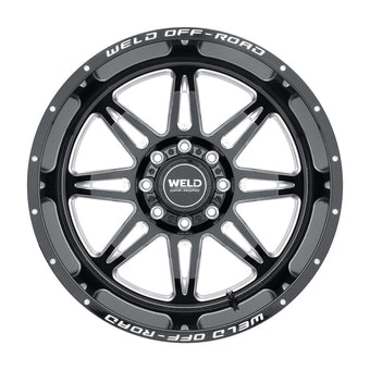 compare product Weld Cheyenne W132 Series 20x10 / 8x170 BP / -18 Offset / 4.75 BS / 125.1 Bore - Gloss Black MIL