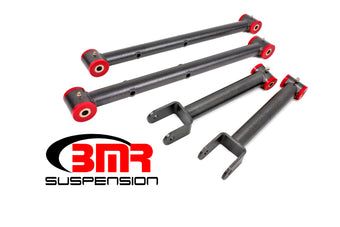 compare product BMR 64-67 A-Body Non-Adj. Rear Suspension Kit - Black Hammertone