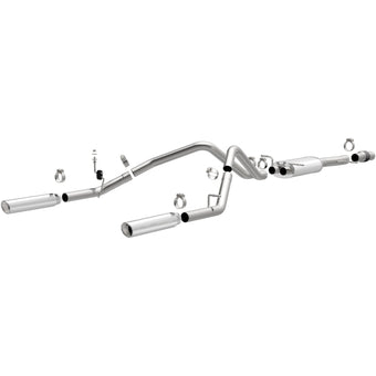 compare product Magnaflow 14 Chev Silverado V8 5.3L SC Cab Dual Split Rear Exit SS Cat Back Perf Exhaust