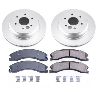 compare product Power Stop 16-18 Nissan Titan XD Rear Z17 Evolution Geomet Coated Brake Kit