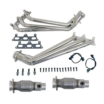 compare product BBK 10-11 Camaro V6 Long Tube Exhaust Headers With Converters - 1-5/8 Chrome