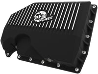 aFe 05 - 19 VW 1.8L/2.0L w/o Oil Sensor Engine Oil Pan Black POWER Street Series w/ Machined Fins - My Store
