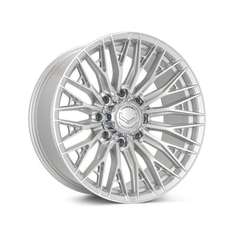 compare product Vossen HFX-6 - 20X9.5 - 6X139.7 - ET15 - DEEP - 106.1 - SP - SILVER POLISHED