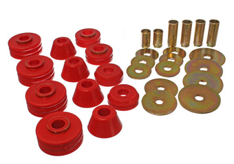 compare product Energy Suspension 73-80 GM 1/2 Ton C-10/C1500 Pick Up 2WD Red Body (Cab) Mount Set