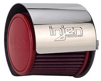 compare product Injen Aluminum Air Filter Heat Shield Universal Fits 3.50 Polished