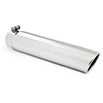 compare product MBRP Universal Tip 3.5in OD 3in Inlet 16in L Angled Cut Rolled End Clampless-No Weld T304