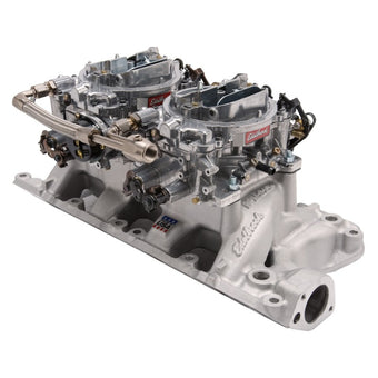 compare product Edelbrock Dual Quad Kit RPM Air-Gap 289-302 Ford