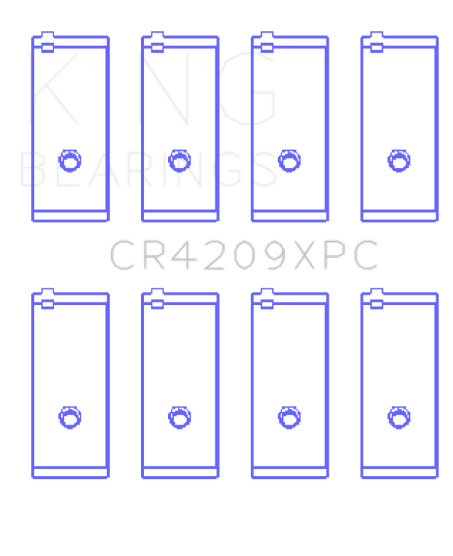 King Engine Bearings Toyota 3Sgte/16V 2.0L (Size +.026mm) Connecting Rod Bearing Set - My Store