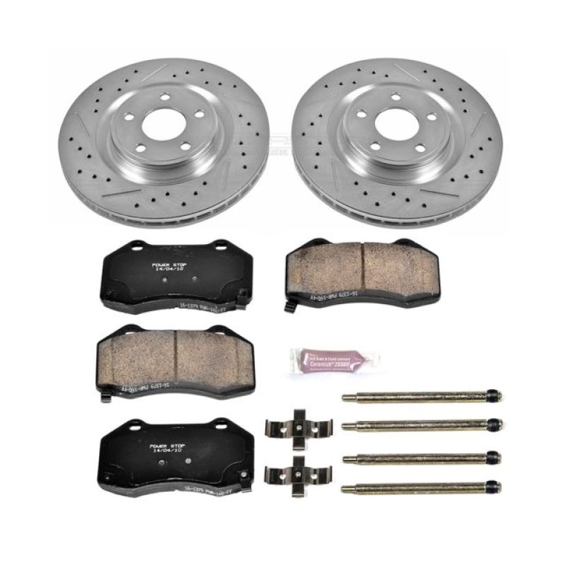 Power Stop 08 - 10 Chevrolet Cobalt Front Z23 Evolution Sport Brake Kit - My Store