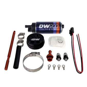 compare product DeatschWerks 2.5L Module Surge Tank In-Tank Pump Adapter w/ DW200 255lph Fuel Pump