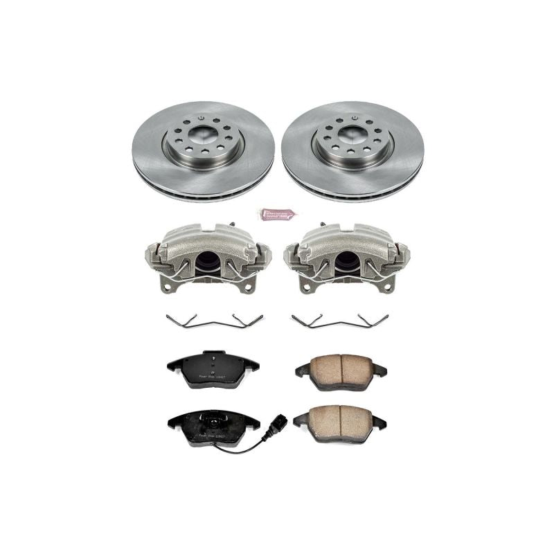 Power Stop 06 - 09 Audi A3 Front Autospecialty Brake Kit w/Calipers - My Store