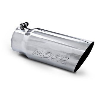 compare product MBRP Universal Tip 5 O.D. Angled Single Walled 4 inlet 12 length