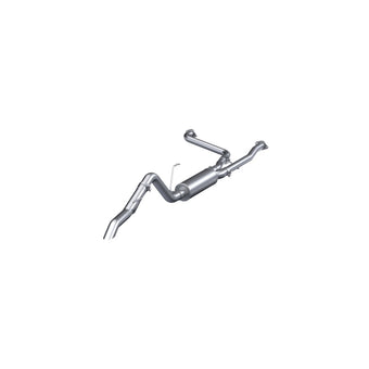 compare product MBRP 22-23 Nissan Frontier 3.8L 3in Tip 3in Cat Back Turndown Exit Street Profile - T304