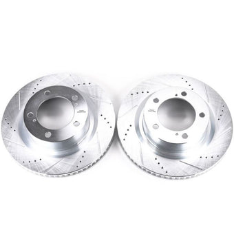 compare product Power Stop 16-21 Toyota Land Cruiser Front Evolution Drilled & Slotted Rotors - Pair