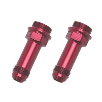 compare product Russell Performance 7/8in -20 x -8 AN Male Flare Extended (2 pcs.) (Red/Blue)