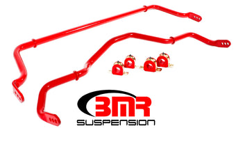 compare product BMR 16-17 6th Gen Camaro Front & Rear Sway Bar Kit w/ Bushings - Red