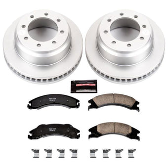 compare product Power Stop 08-14 Ford E-150 Rear Z17 Evolution Geomet Coated Brake Kit