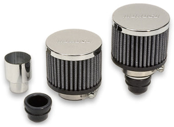 compare product Moroso Filtered Valve Cover Breather Kit - Push-In