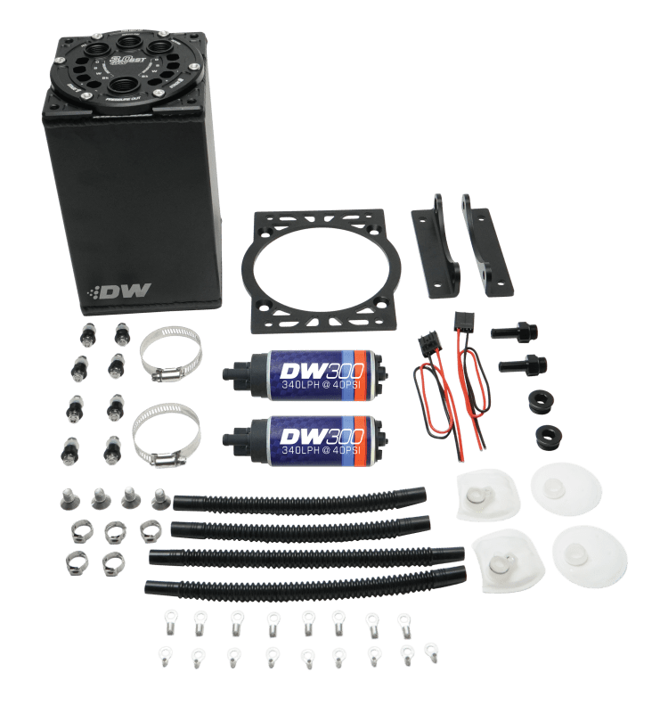 DeatschWerks 3.0L Staged Surge Tank w/ DW300 Fuel Pumps - My Store
