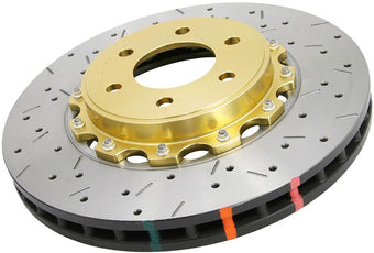 compare product DBA 04-07 STi/2017 BRZ w/Perf. Pkg. 10 Hole Front Drilled/Slotted 5000 Series 2 Pc Rotor w/Gold Hat
