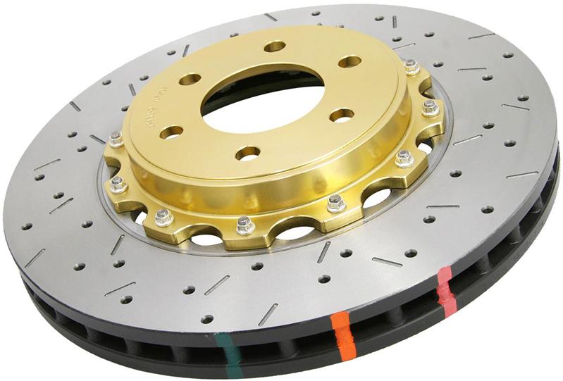 DBA 03 - 08 Infiniti G35 (w/Brembo Brakes) Front 5000 Series Drilled and Slotted Rotor w/Black Hat - My Store