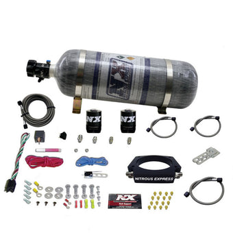 compare product Nitrous Express GM LS 90mm Nitrous Plate Kit (50-400HP) w/12lb Composite Bottle
