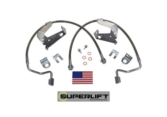 compare product Superlift 08-10 Ford F-250/F-350 w/ 2-4in Lift Kit (Pair) Bullet Proof Brake Hoses