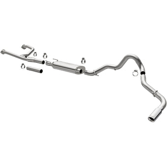 compare product MagnaFlow 22+ Toyota Tundra Street Series 3in Single Straight Driver Side Rear Cat-Back Exhaust