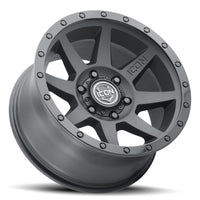 ICON Rebound 18x9 6x135 6mm Offset 5.25in BS 87.1mm Bore Double Black Wheel - My Store
