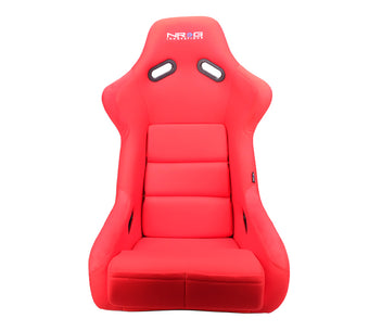 compare product NRG FRP Bucket Seat (Red Cloth) - Large