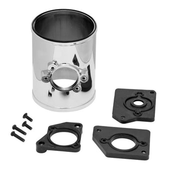 compare product Spectre Air Flow Sensor Mount 3in. OD - Chrome