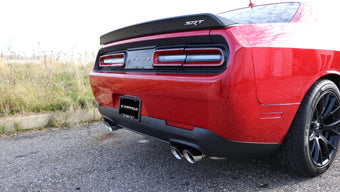 compare product Corsa 2015-2023 Dodge Challenger Hellcat Dual Rear Exit Extreme Exhaust w/ 3.5in Polished Tips