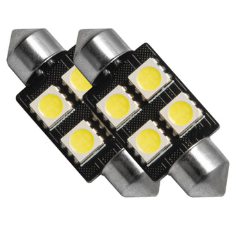 compare product Oracle 37MM 4 LED 3-Chip Festoon Bulbs (Pair) - Cool White