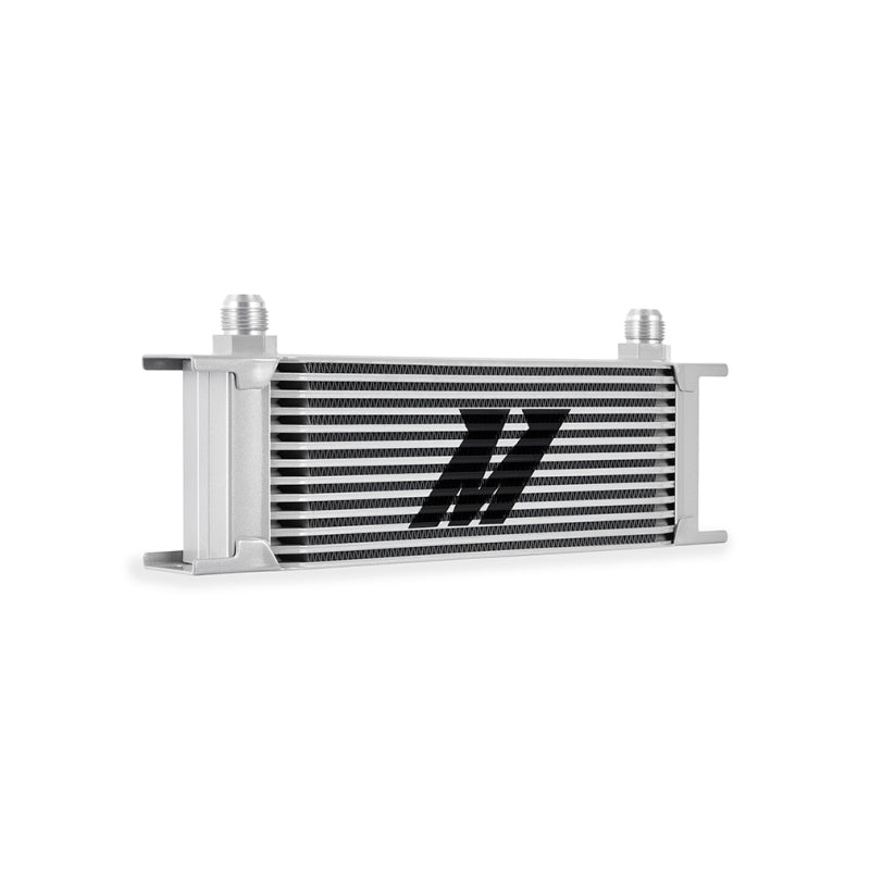 Mishimoto Universal Thermostatic Oil Cooler Kit 13 - Row Silver - My Store