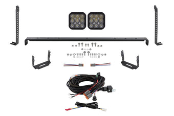 compare product Diode Dynamics 14-23 Toyota 4Runner SS5 Stealth Grille LED 2-Pod Kit - Pro White Driving