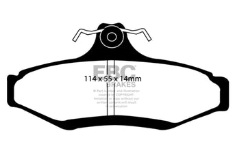 compare product EBC 99+ Daewoo Leganza 2.2 Redstuff Rear Brake Pads
