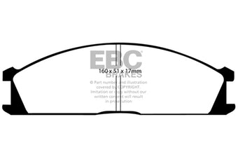 compare product EBC 92-97 Subaru SVX 3.3 Greenstuff Front Brake Pads