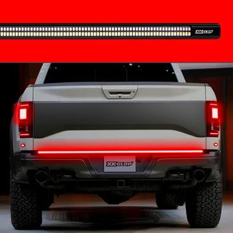 compare product XK Glow Truck Tailgate Light w/ Chasing Turn Signal & Built-in Error Canceller - 3rd gen 60in